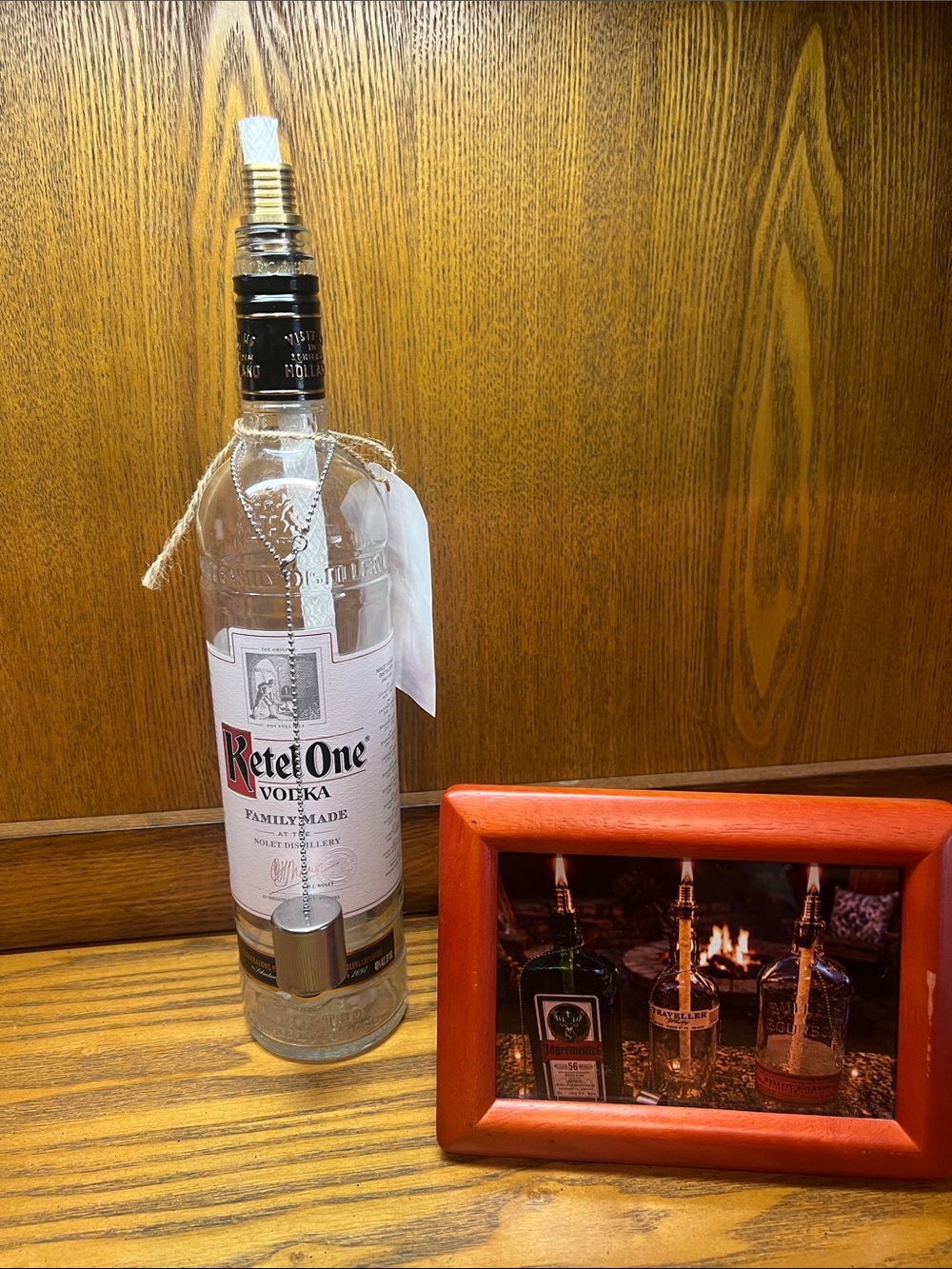 Ketel One Tiki torch
